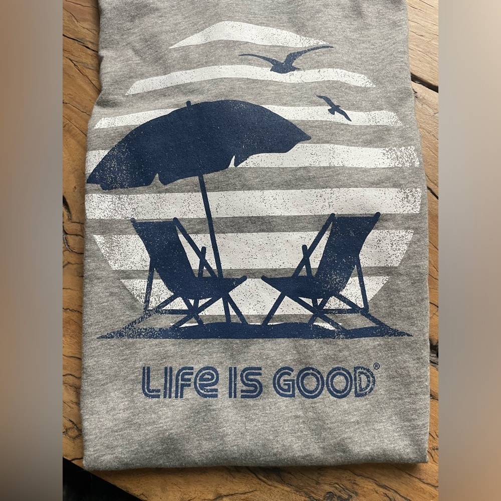 Life Is Good Tee Shirt Short Sleeve Crusher T Size Small NWOT Never Worn/washed - Picture 2 of 7